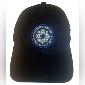 New Era Black CF Montreal MLS Soccer Strapback Hat Cap OSFA